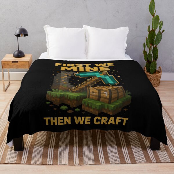 Item preview, First we mine, Then we craft designed and sold by Gam3Wear.