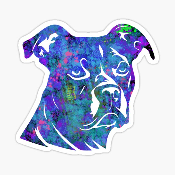 Item preview, Vibrant Abstract Dog Art – Bold Colorful Canine Silhouette designed and sold by JanoDesign.