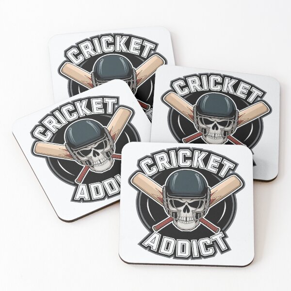 Item preview, Cricket Addict – Hardcore Cricket Fan Design designed and sold by Jollys-ArtShop.