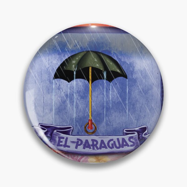 Item preview, El Paraguas – Lotería-Inspired Umbrella Nicho Art Print designed and sold by bombpop13.