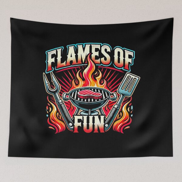 Item preview, Flames of Fun, Meat Lover designed and sold by Tiszert.