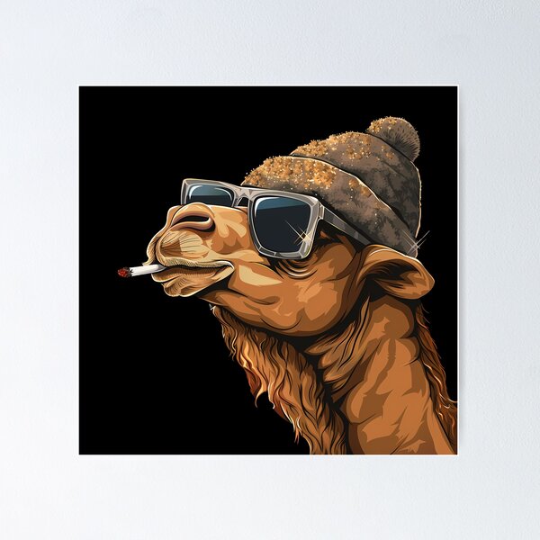 Item preview, Cool Camel Vibes – Hipster Desert Attitude designed and sold by Ipek Morel.