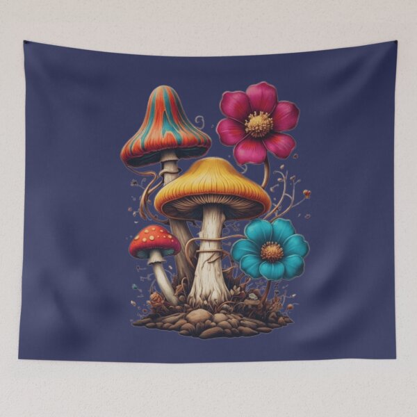 Item preview, COLORFUL SHROOMS designed and sold by Pickle Wicked Designs.
