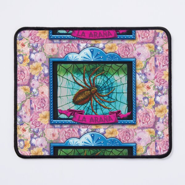 Item preview, La Araña – Lotería-Inspired Spider  Nicho Art Print designed and sold by bombpop13.
