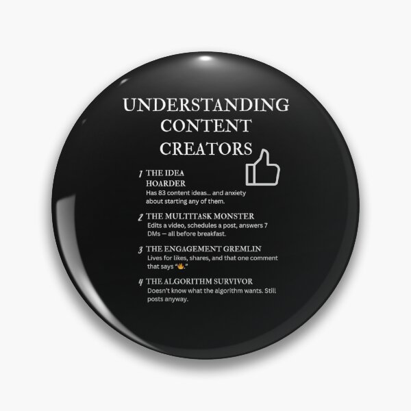 Item preview, Black – Understanding Content Creators – Funny Digital Creator Quotes & Internet Life designed and sold by PsyFlow35.