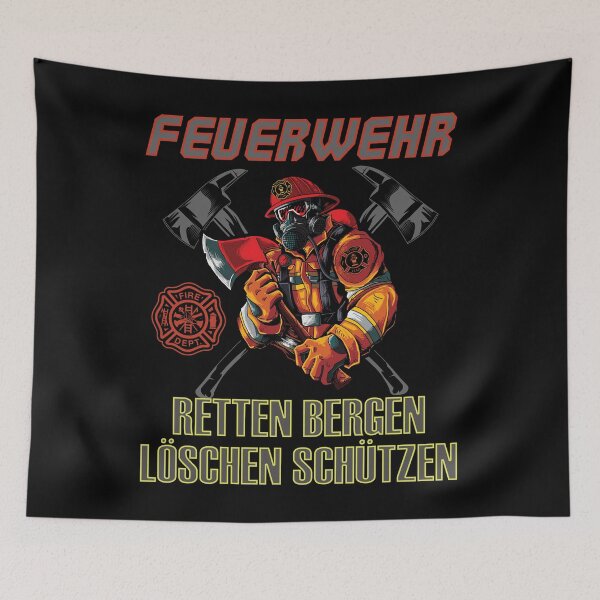 Item preview, Fire brigade rescue extinguish rescue protect designed and sold by MaximWundersee.