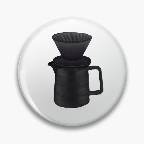 Item preview, Elegant black pour-over coffee maker featuring a minimalistic design for stylish brewing designed and sold by sigoisette.