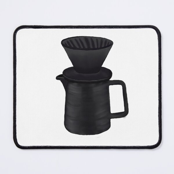 Item preview, Elegant black pour-over coffee maker featuring a minimalistic design for stylish brewing designed and sold by sigoisette.