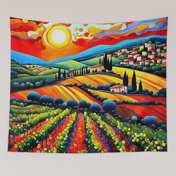 Item preview, Vineyards in Tuscany 4 designed and sold by George Hutton Hunter.