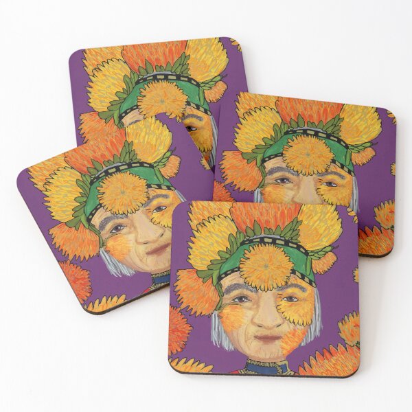 Item preview, Woman Flower Chrysanthemum designed and sold by n-like-design.
