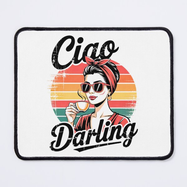 Item preview, Retro Coffee Queen - Vintage Woman Sipping Coffee with 80s Sunset Vibe designed and sold by Taans-Creation.