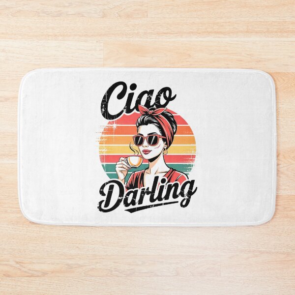Item preview, Retro Coffee Queen - Vintage Woman Sipping Coffee with 80s Sunset Vibe designed and sold by Taans-Creation.