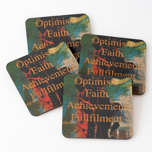 Item preview, Optimism, Faith, Achievement, Fulfillment Text Art designed and sold by NickDedidis.