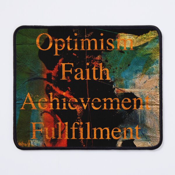 Item preview, Optimism, Faith, Achievement, Fulfillment Text Art designed and sold by NickDedidis.