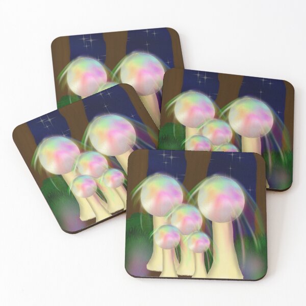 Item preview, Magic crystal mushrooms designed and sold by Sleekfox02356.