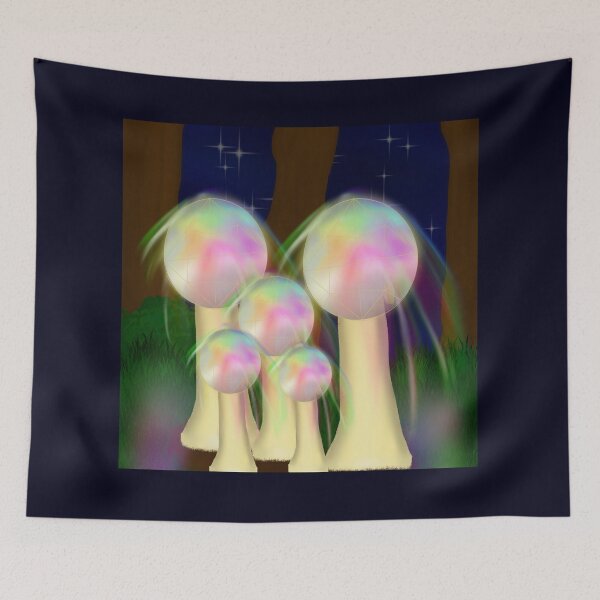 Item preview, Magic crystal mushrooms designed and sold by Sleekfox02356.