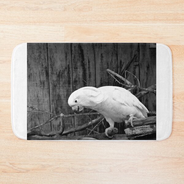 Item preview, Salmon Crested Cockatoo 1 Black And White designed and sold by MercerImages.