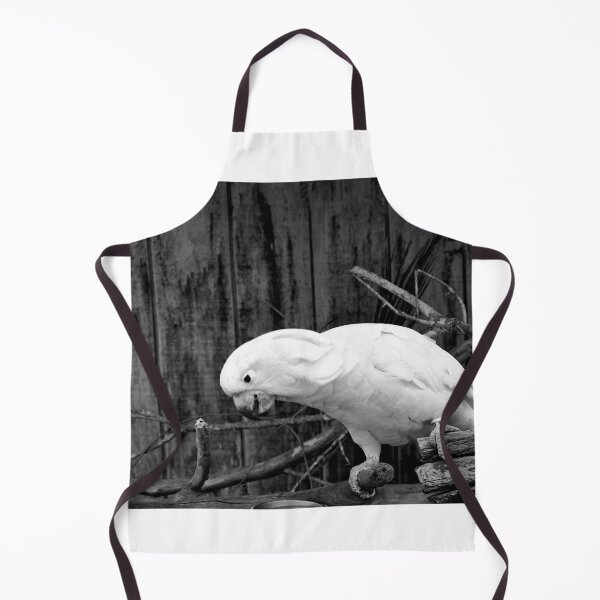 Item preview, Salmon Crested Cockatoo 1 Black And White designed and sold by MercerImages.