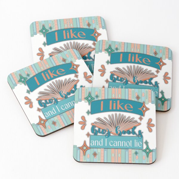 Item preview, I Like Big Books and I Cannot Lie – Funny Bookish Quote Design designed and sold by AvviareArt.