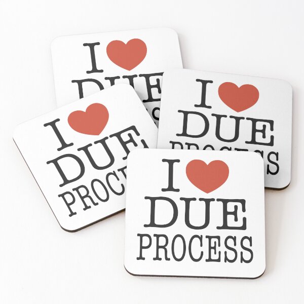Item preview, I Love Due Process designed and sold by WatershipBound.