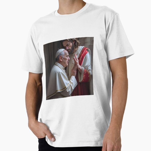 Item preview, Pope Francis and Jesus designed and sold by TheCorporateSlayDigitals.