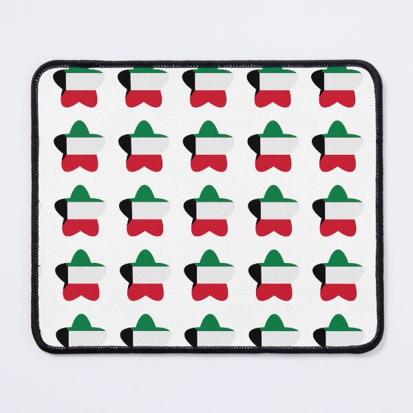 Item preview, Kuwait Flag Star Pattern designed and sold by TheIconSmith.