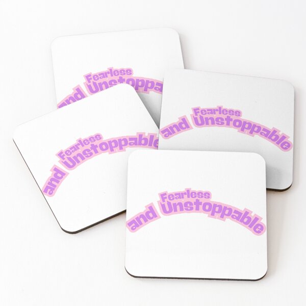 Item preview, fearless and unstoppable quote designed and sold by fanartmerch.