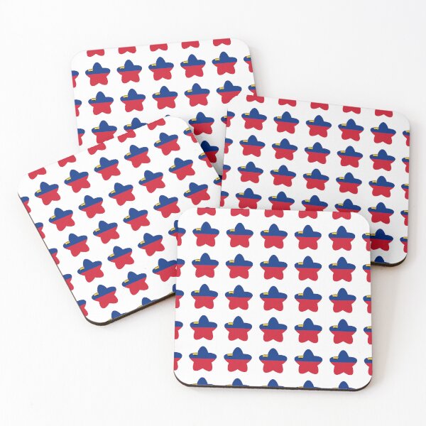 Item preview, Liechtenstein Flag Star Pattern designed and sold by TheIconSmith.