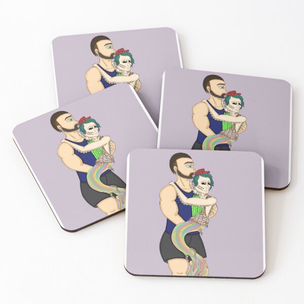 Item preview, A Man and His Merman  designed and sold by illustratively J. artworks.