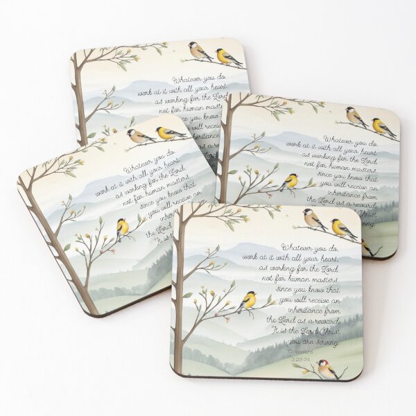 Item preview, Colossians 3:23-24  Christian Bible Verse Image designed and sold by Our Bible Journey.