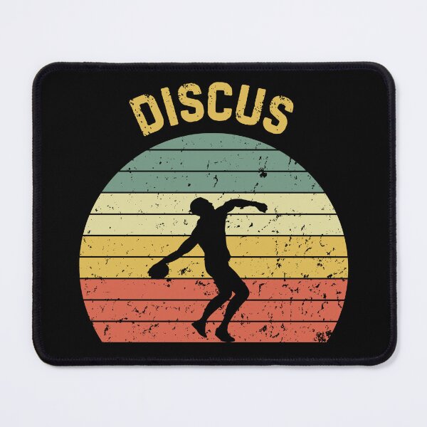 Item preview, Discus Throw Retro Sunset Thrower Silhouette designed and sold by StrideSuccess.