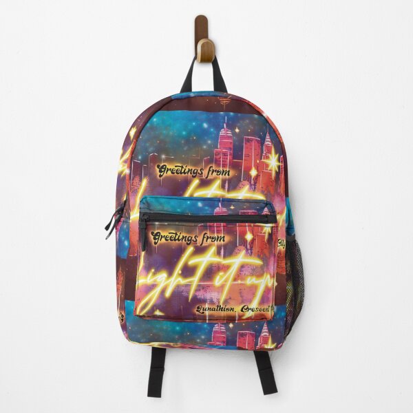 Item preview, Light It Up – Crescent City Fan Art Neon Skyline designed and sold by AvviareArt.