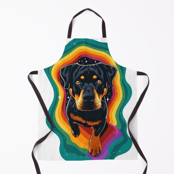 Artikelvorschau, Regenbogen-Rottie entworfen und verkauft von MountAshDesigns.