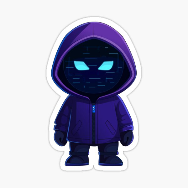 Item preview, Chibi Cyber Hacker – Digital Shadow designed and sold by xYourPrinTx.