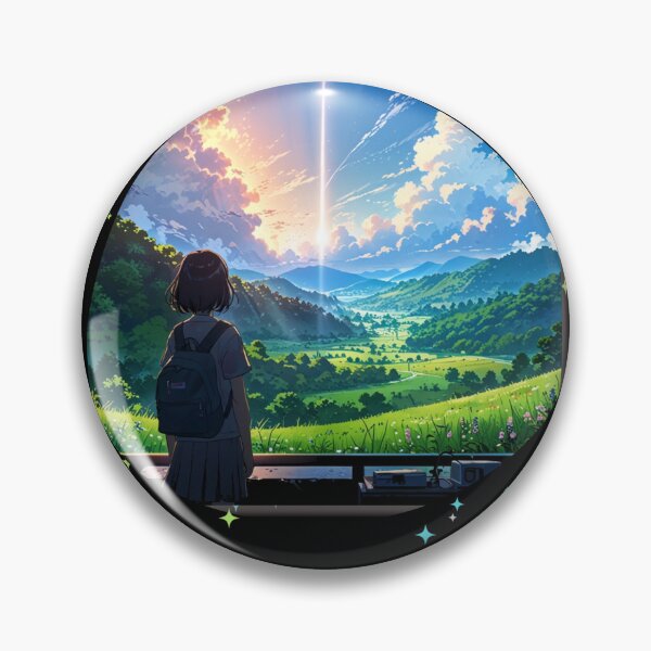 Item preview, environmental science girl anime art designed and sold by RedOrBlueIts4U.