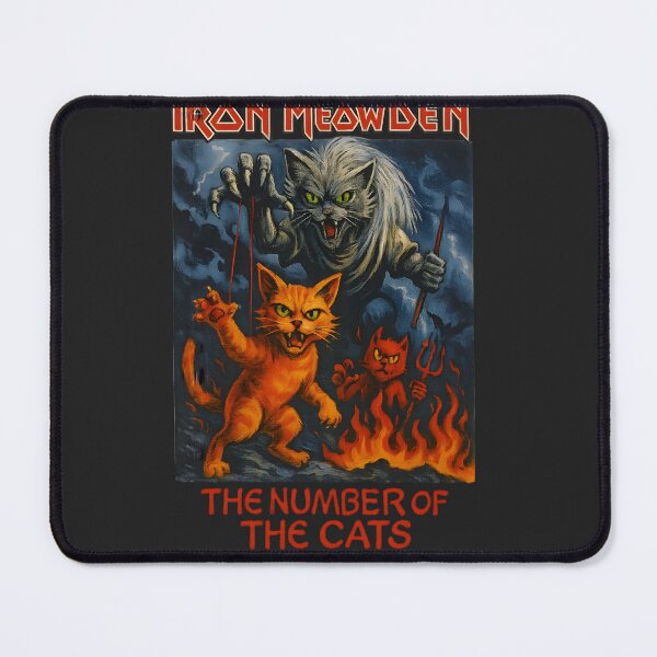 Item preview, Iron Meowden – The Number of the Cats designed and sold by bvnf.