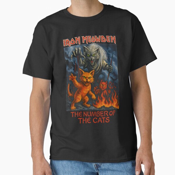 Item preview, Iron Meowden – The Number of the Cats designed and sold by bvnf.