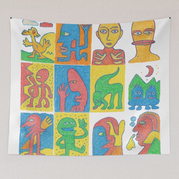 Item preview, Heads full of colorful thoughts V2 designed and sold by Kunst-Shirt.