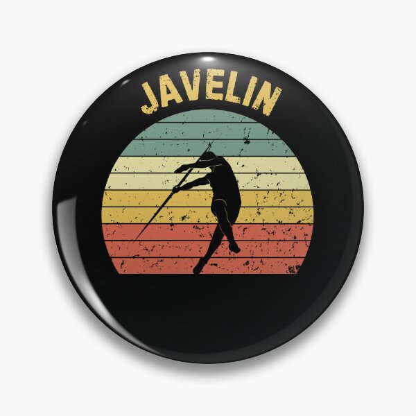 Item preview, Javelin Throw Retro Sunset Thrower Silhouette designed and sold by StrideSuccess.