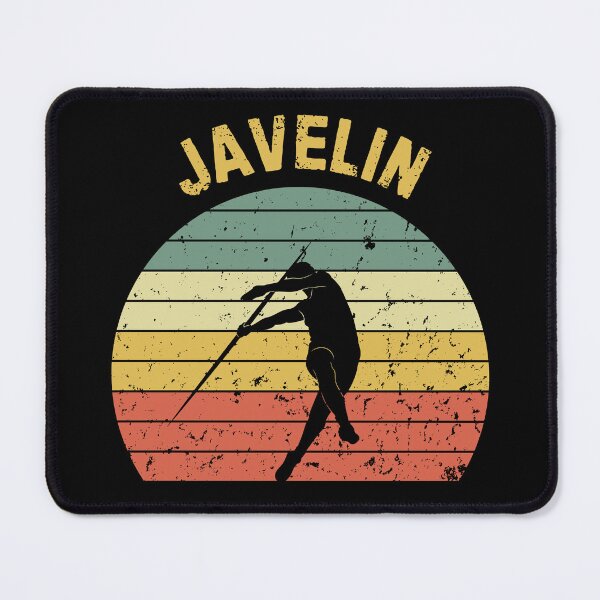 Item preview, Javelin Throw Retro Sunset Thrower Silhouette designed and sold by StrideSuccess.