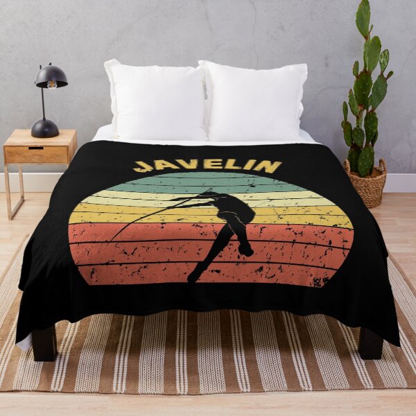 Item preview, Javelin Throw Retro Sunset Thrower Silhouette designed and sold by StrideSuccess.