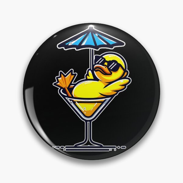 Item preview, Duck in a Martini Glass designed and sold by Fr0mtheMachine.