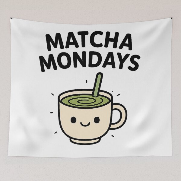 Artikelvorschau, Matcha Mondays  entworfen und verkauft von Kunst-Shirt.