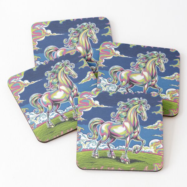 Item preview, A slim, strong horse in a psychedelic style. designed and sold by Lilashakti ⭐️ ⭐️ ⭐️ ⭐️ ⭐️.