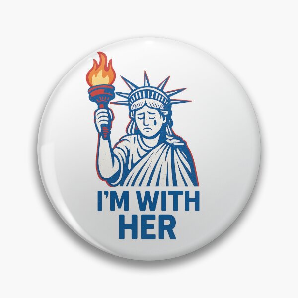 Item preview, I’m With Her Despondent Liberty Protest  designed and sold by The Junto Shop.