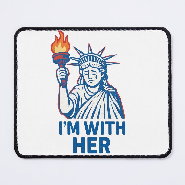 Item preview, I’m With Her Despondent Liberty Protest designed and sold by The Junto Shop.