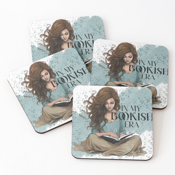 Item preview, In My Bookish Era – Soft Cozy Reading Girl Design designed and sold by AvviareArt.
