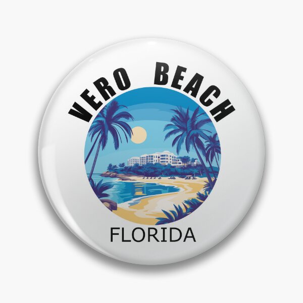 Item preview, Vero Beach - Florida (with Black Lettering) designed and sold by VelvetRoom.