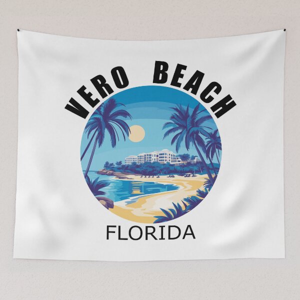 Item preview, Vero Beach - Florida (with Black Lettering) designed and sold by VelvetRoom.