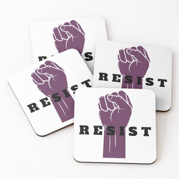 Item preview, Resist Angry Fist in Purple designed and sold by BlesstB.